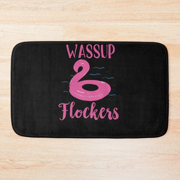 Item preview, Wassup Flockers Pink Flamingo Pool T-Shirt designed and sold by JoanieHintz.