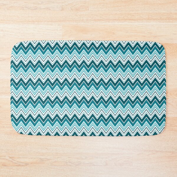 Item preview, Aqua Teal Chevron Pattern designed and sold by PopwheelArt.