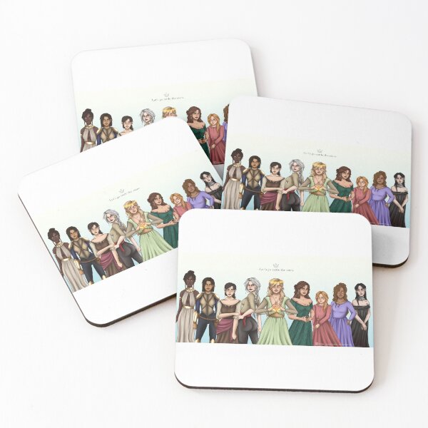 Item preview, Throne of glass ladies print designed and sold by DoodlingLenn.