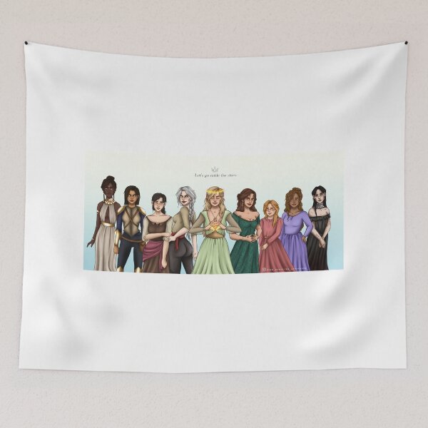 Item preview, Throne of glass ladies print designed and sold by DoodlingLenn.