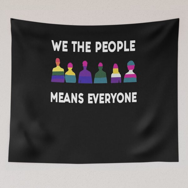 Item preview, We the people means everyone T-shirt (2) designed and sold by JoanieHintz.