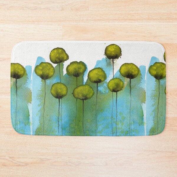 Item preview, Rising to Meet the Sun - Yellow Watercolor Flowers designed and sold by PopwheelArt.