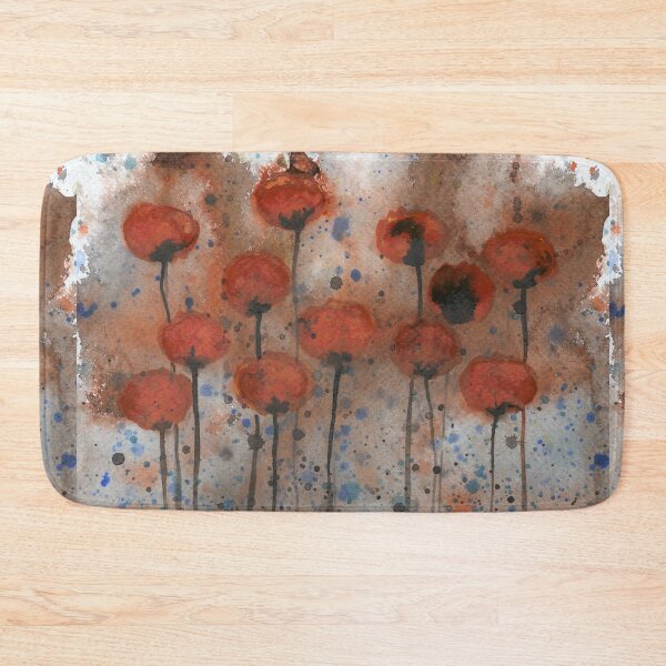 Item preview, Bittersweet Me -- Orange Watercolor Flowers designed and sold by PopwheelArt.