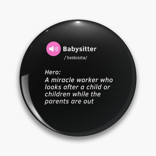 Item preview, Babysitter definition | nice idea gift designed and sold by chi vana.