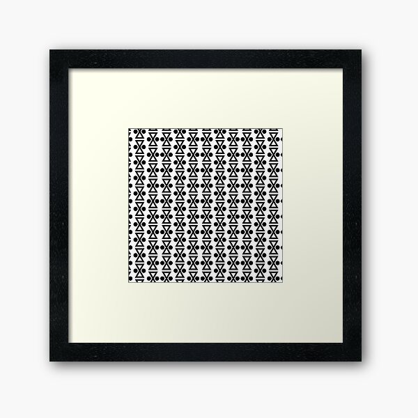 Trippy pattern 2 Framed Art Print
