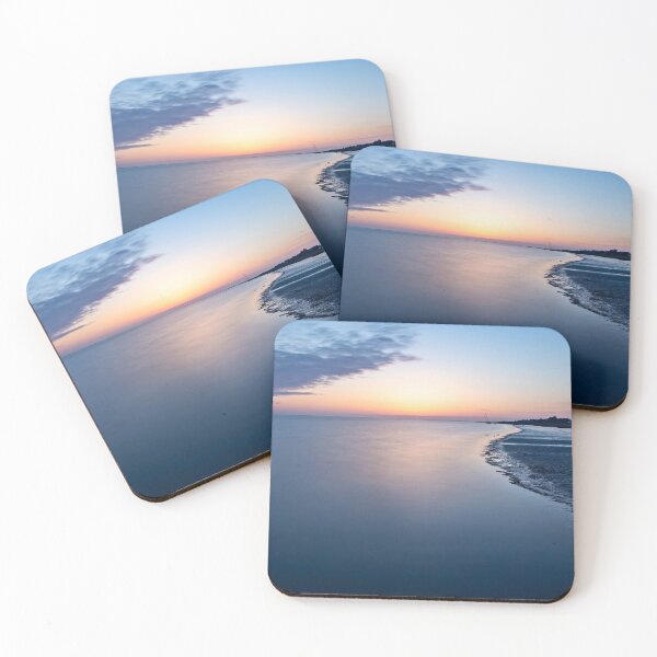 Item preview, Long Exposure of the Sunset along the Fylde Coastline designed and sold by Mark Liebenberg.