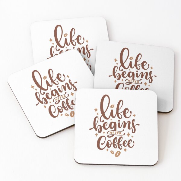 Item preview, Life Begins After Coffee designed and sold by SeniSibras.