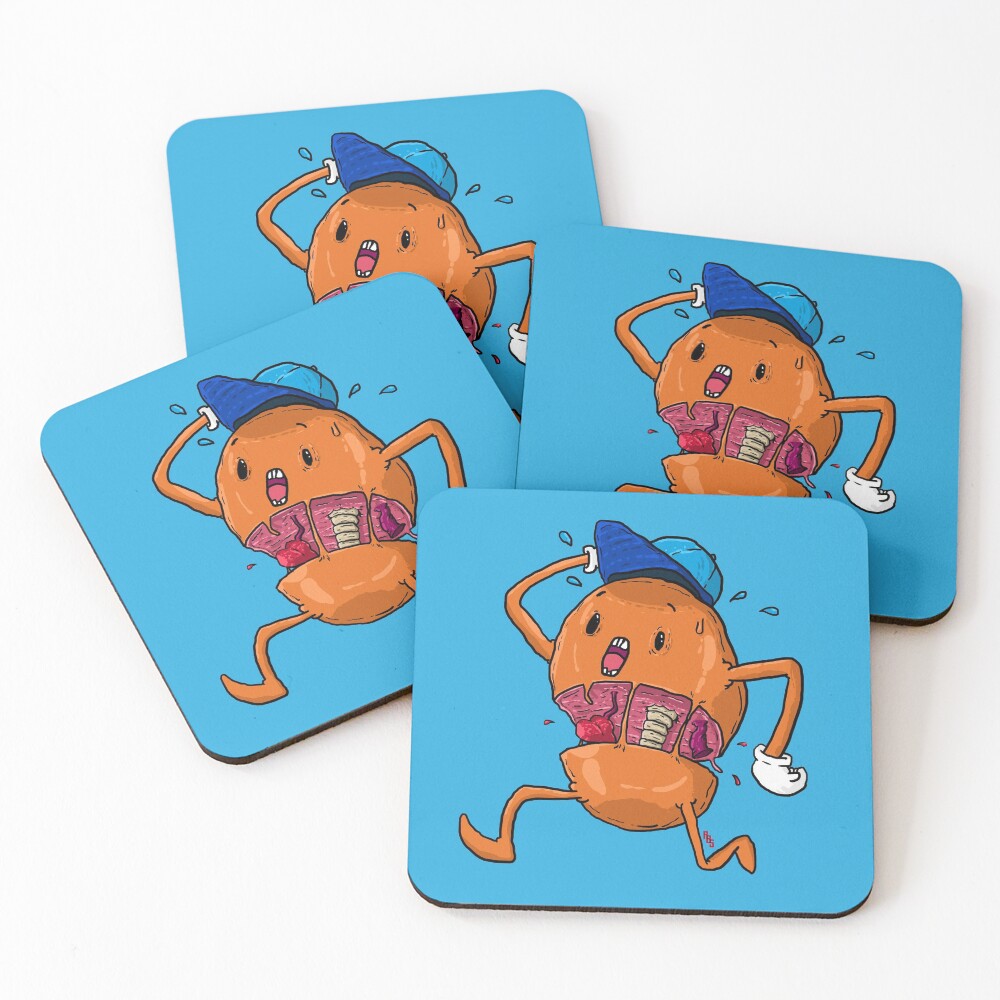 Item preview, Coasters (Set of 4) designed and sold by RottenBrainStem.