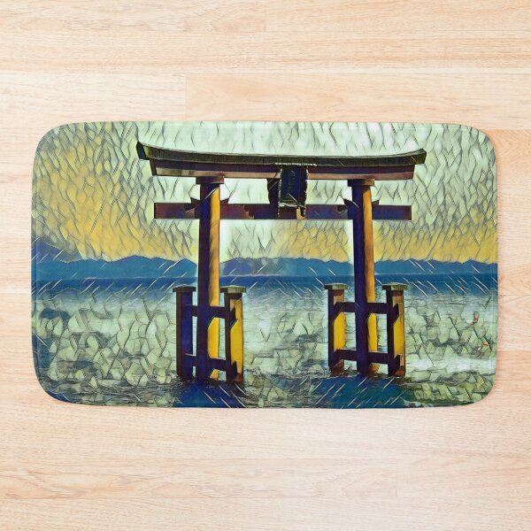 Item preview, Torii, Japanese architecture, glass optics, Tiffany style designed and sold by crea-homedesign.