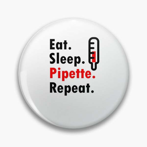 Item preview, Pipetting - Chemist Gift Chemistry Teacher Nerd designed and sold by LeMuesch.