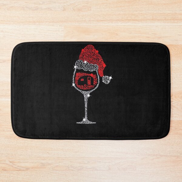 Artikelvorschau, Weinglas Red Santa Hat Camping Diamond Diamond Shirt entworfen und verkauft von JoanieHintz.