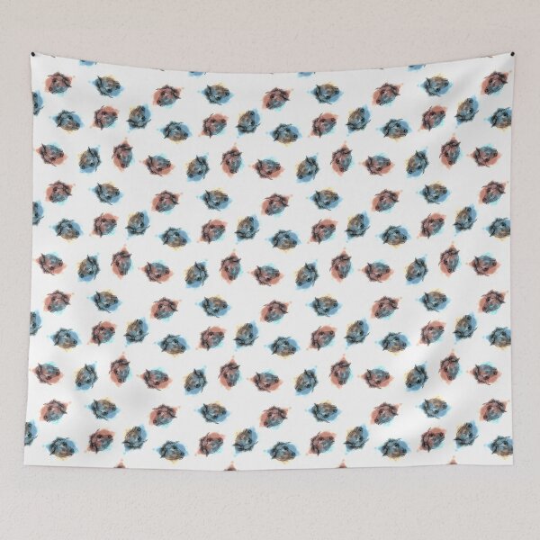 Item preview, Bull heads pattern designed and sold by Tayastore.