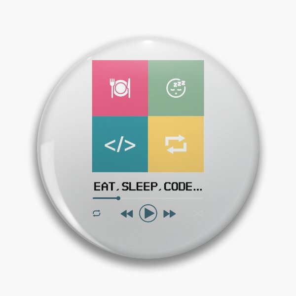 Item preview, Eat Sleep Code Repeat designed and sold by Bratak.