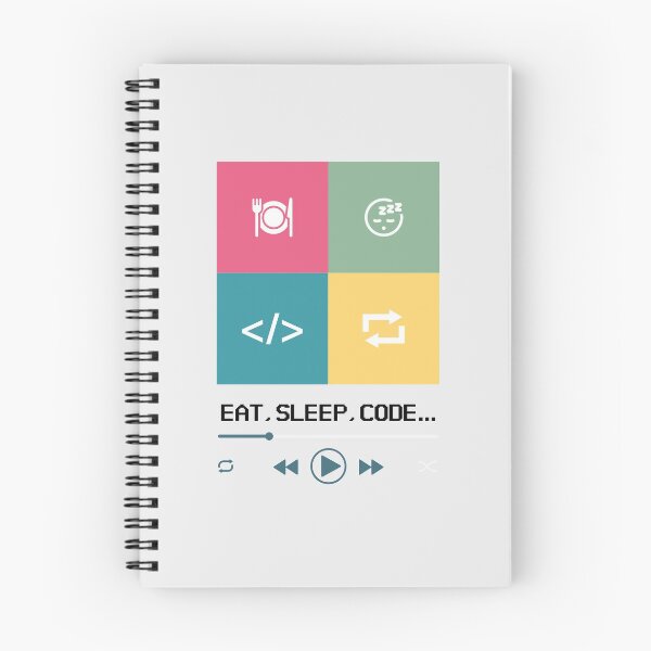 Item preview, Eat Sleep Code Repeat designed and sold by Bratak.