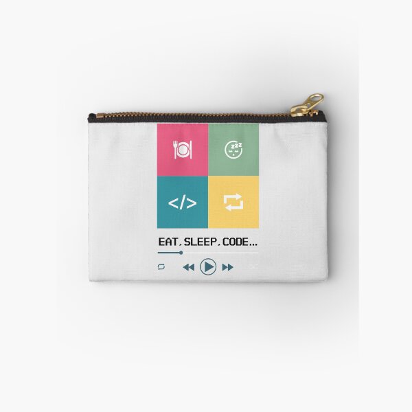 Item preview, Eat Sleep Code Repeat designed and sold by Bratak.