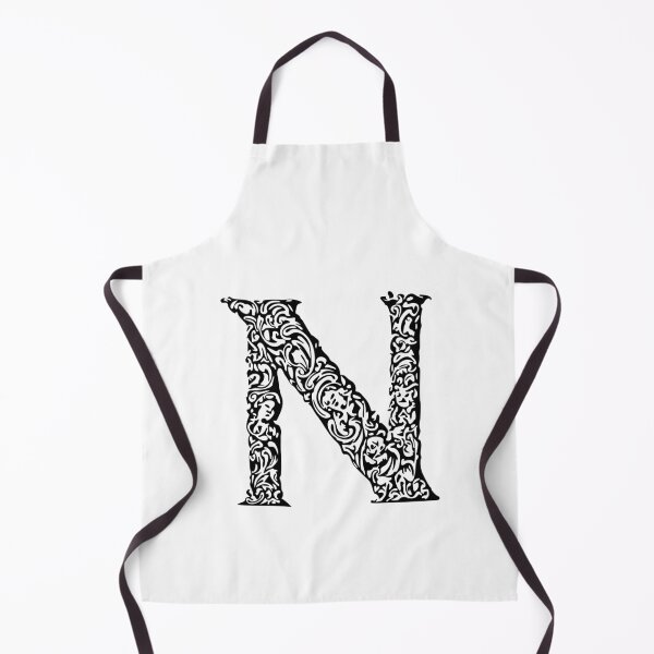 Item preview, Black Monogram - Letter "N" designed and sold by RoamingRabbit.