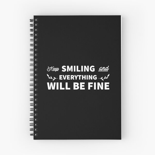 Item preview, Keep Smiling And Everything Will Be Fine designed and sold by YOYOCollection.