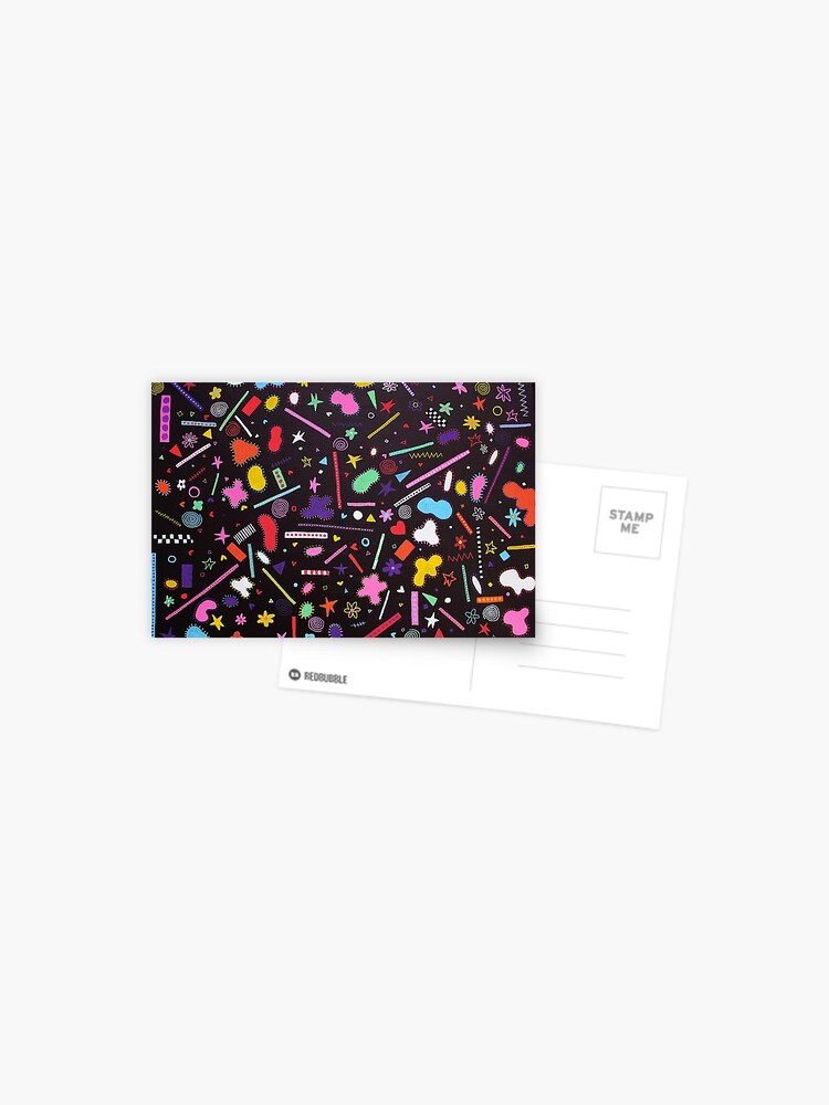 Vivid Abstract Floral Using Posca Pens Poster for Sale by UncleLanny