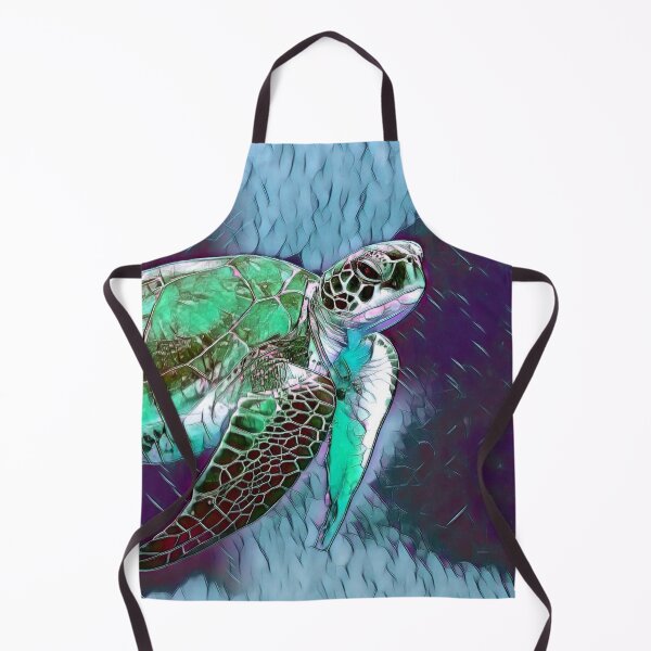 Item preview, diving sea turtle turtle, Tiffany style designed and sold by crea-homedesign.