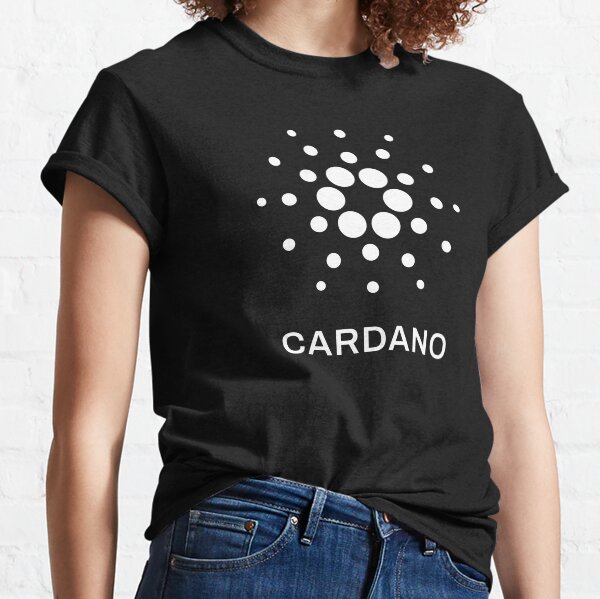 Artikel-Vorschau von Cardano ADA Coin Kryptowährung weiße Logoversion, designt und verkauft von henrymencia.