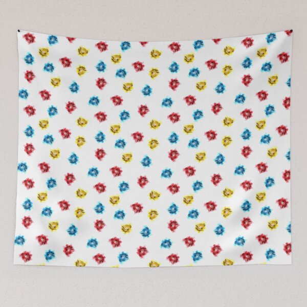 Item preview, Color bulls heads pattern designed and sold by Tayastore.