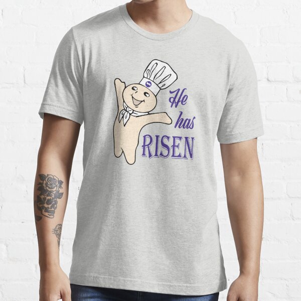 He Hes Risen Doughboy Pillsbury Purple T Shirt For Sale By Potentquotable Redbubble He Has 9245