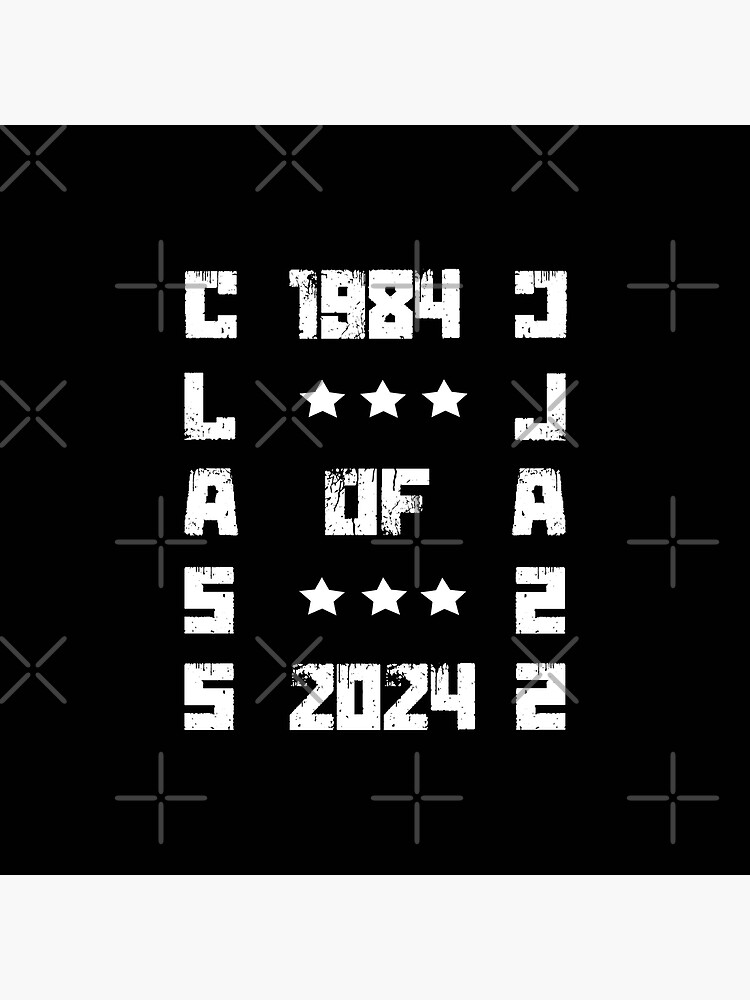 "Class of 1984 2024" Poster for Sale by eCBC Redbubble