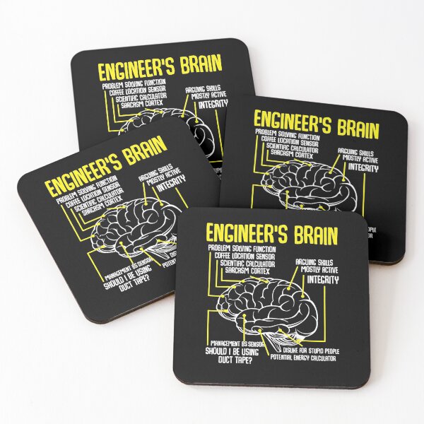 Item preview, Engineer's Brain Funny Engineering Games Process designed and sold by isidrapaq21.