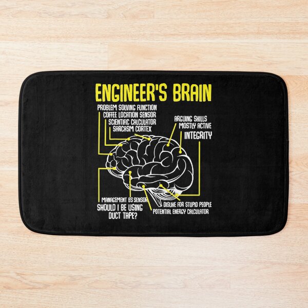Item preview, Engineer's Brain Funny Engineering Games Process designed and sold by isidrapaq21.