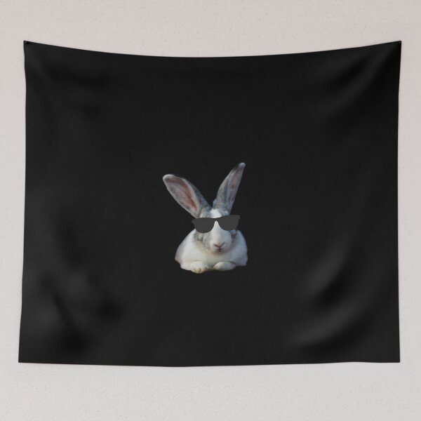 Item preview, Bunny wearing glasses - cute funny easter rabbit. designed and sold by Theleochick.