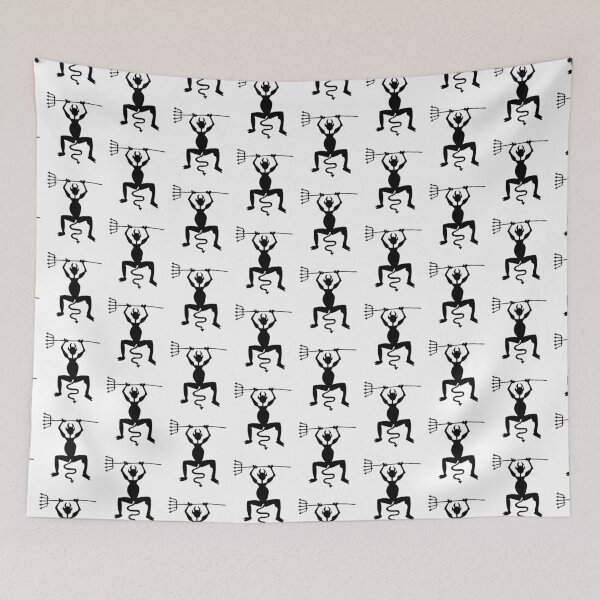 Item preview, Black devil pattern - Lanzarote designed and sold by iCimages.net.