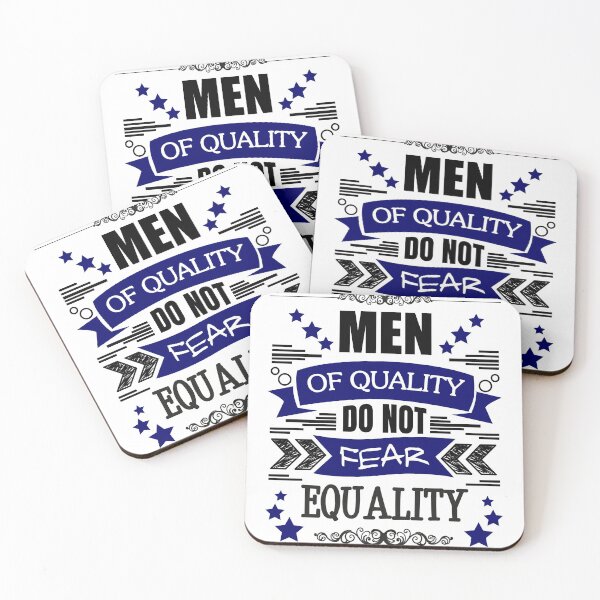 Item preview, Feminist slogan: men of quality do not fear equality designed and sold by hellolen.