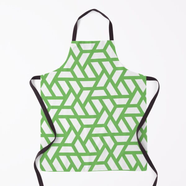 Aperçu de l'œuvre Motif géométrique: ouverture: blanc / vert créée et vendue par Red Wolf.