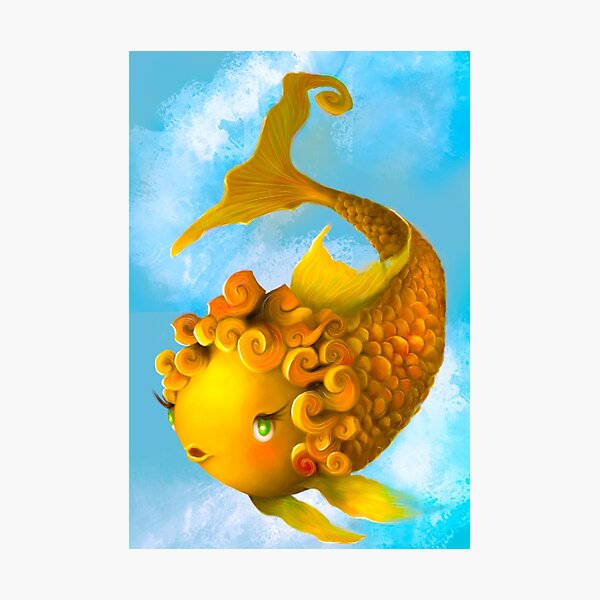 Mildred the Magic Fish Photographic Print