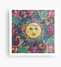 Be Happy Metal Print