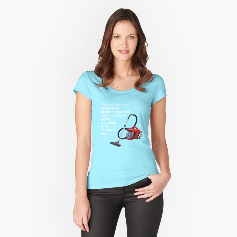 Item preview, Fitted Scoop T-Shirt designed and sold by SavvyCleaner.