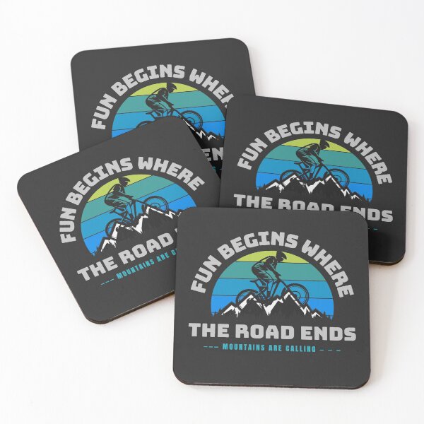 Item preview, Fun begins where the road ends- Mountains are calling designed and sold by grinta2021.
