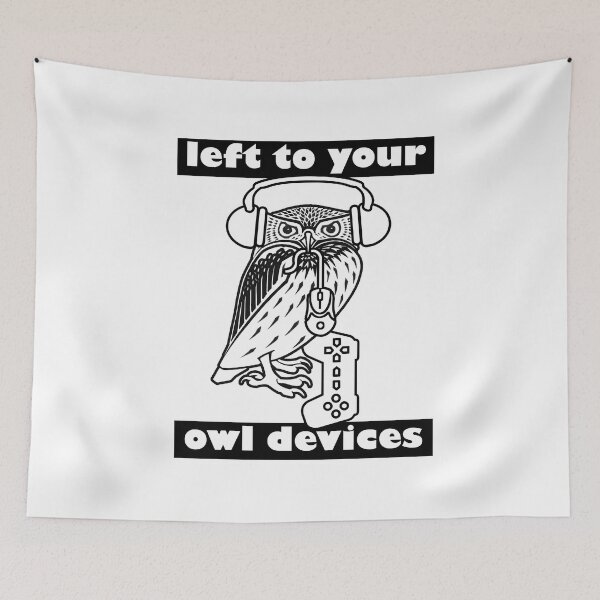 Item preview, Left to your owl devices designed and sold by Xdelacra.