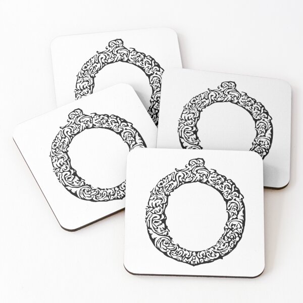 Item preview, Black Monogram - Letter "O" designed and sold by RoamingRabbit.