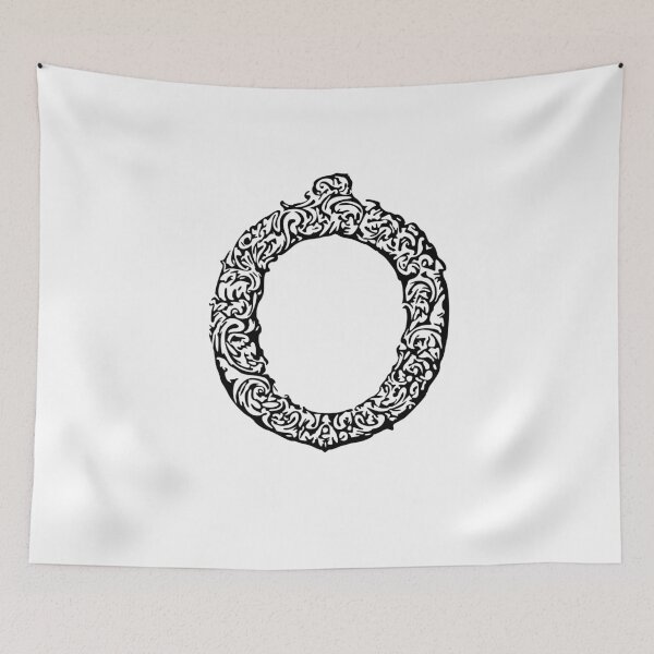 Item preview, Black Monogram - Letter "O" designed and sold by RoamingRabbit.