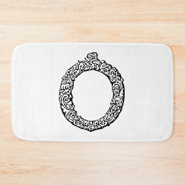 Item preview, Black Monogram - Letter "O" designed and sold by RoamingRabbit.