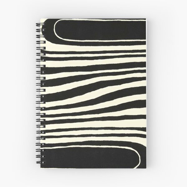 Item preview, Monochrome Scandinavian Zebra Stripes Pattern in Black & Beige designed and sold by MyArt23.