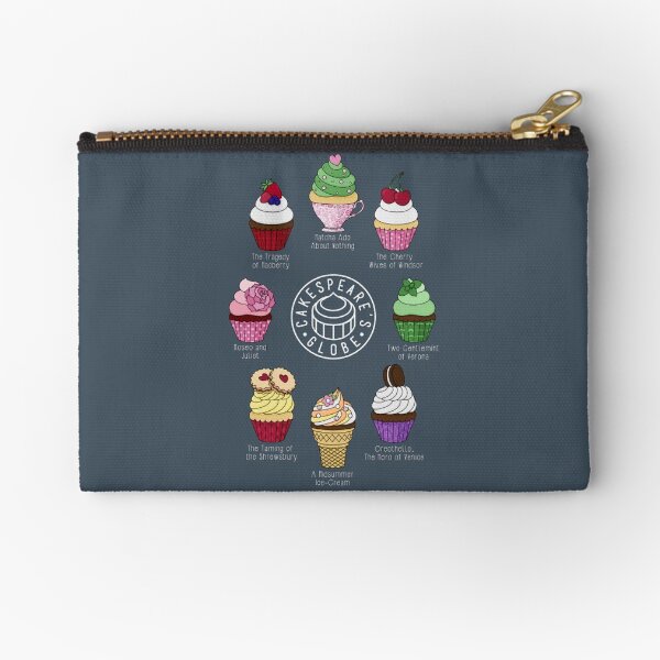 Cakespeare's Globe Zipper Pouch