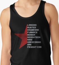 Code Comply Of Winter Soldier Tank Top