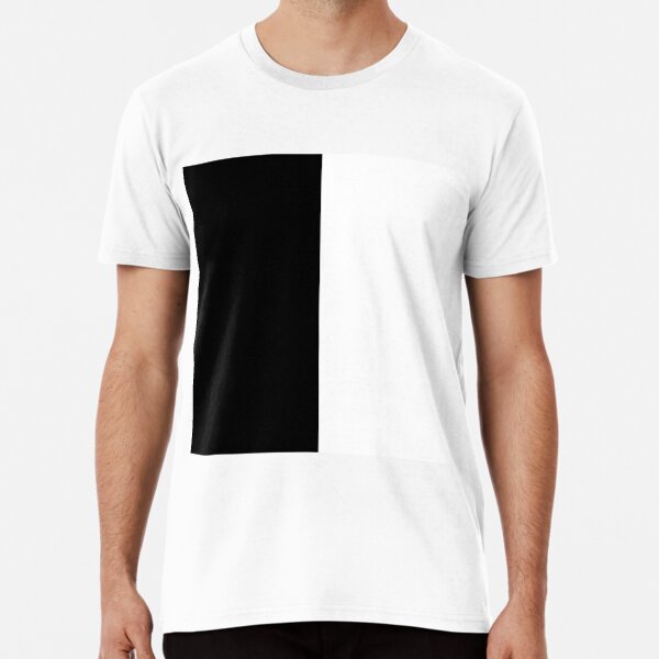 Black Half White T Shirts Redbubble