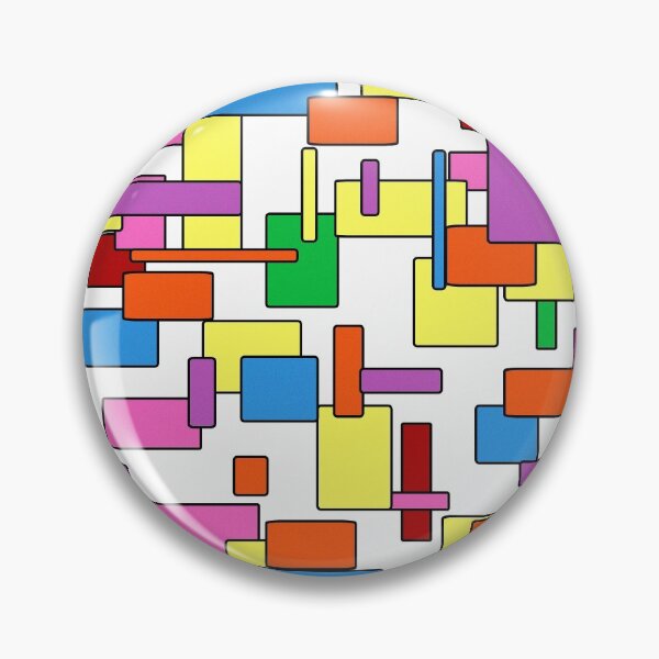 Item preview, Collage of colorful rectangles designed and sold by NW-Photo-Art.