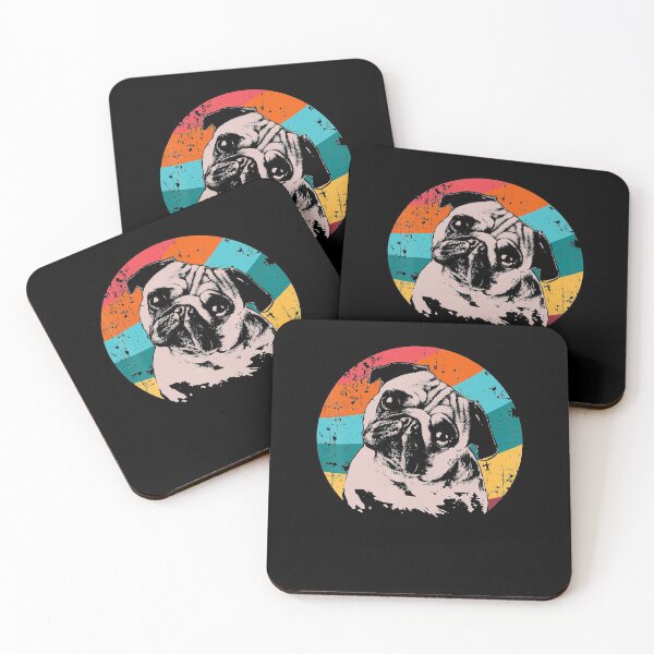 Item preview, Pug Vintage Style Gift Idea designed and sold by isidrapaq21.