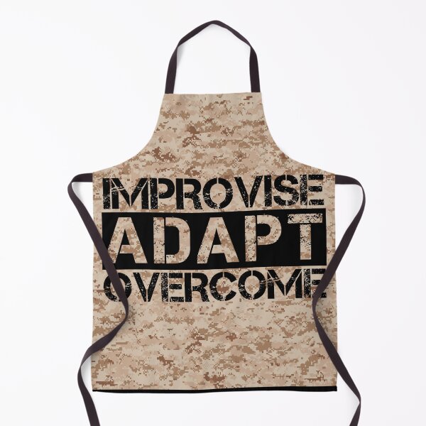Item preview, Improvise adapt overcome marpat desert camo background - motivational designed and sold by Honest-Quotes.