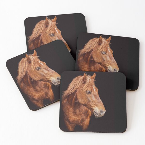 Item preview, Cute and friendly horse looking attentively. designed and sold by AylaHarbich.