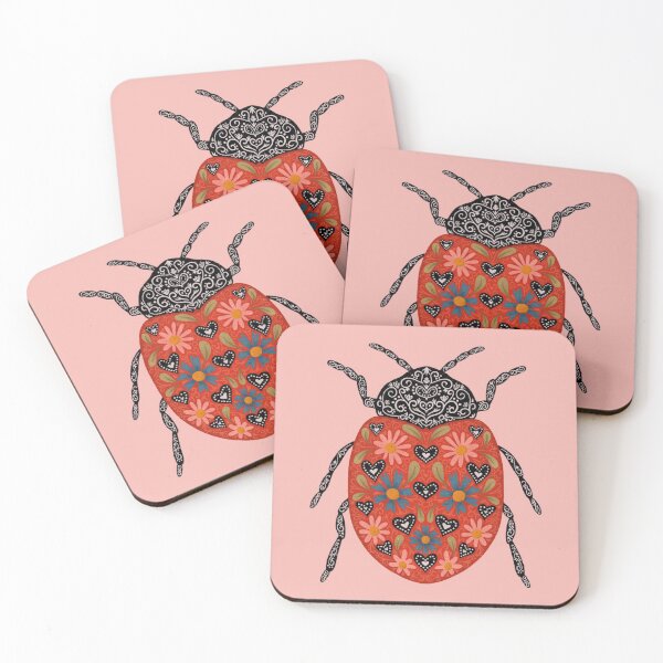 Artikelvorschau, Floral Ladybird entworfen und verkauft von RebeccaFlaherty.